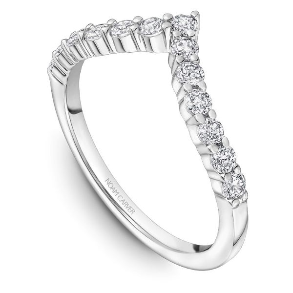 Noam Carver V-Shaped Diamond  Stacking Band Becky Beauchine Kulka Diamonds and Fine Jewelry Okemos, MI