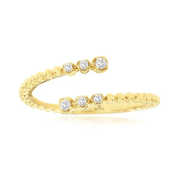 14kt Yellow Gold Diamond Wrap Ring