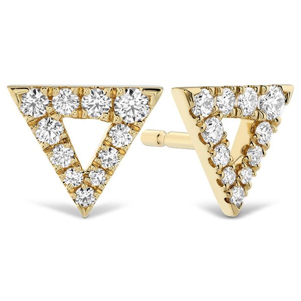Hearts on Fire Charmed Triangle Earrings Becky Beauchine Kulka Diamonds and Fine Jewelry Okemos, MI
