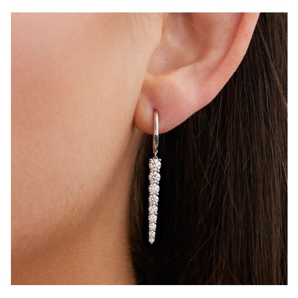 1.63cttw Identity Drop Earrings Image 2 Becky Beauchine Kulka Diamonds and Fine Jewelry Okemos, MI
