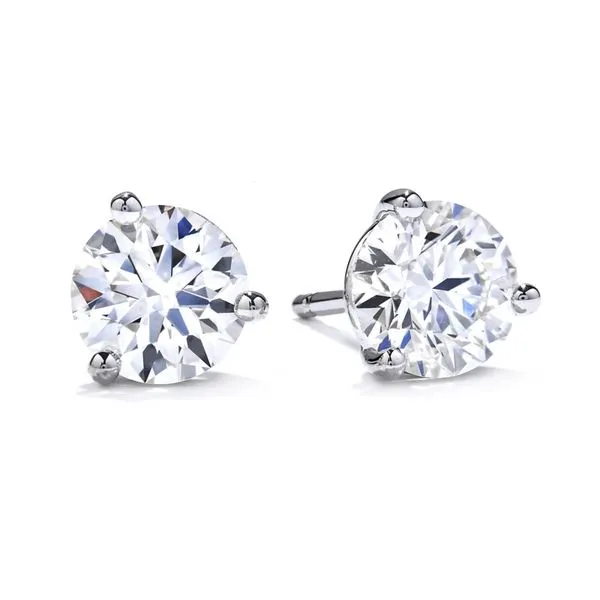 Hearts on Fire 3-Prong .53cttw Stud Earrings Becky Beauchine Kulka Diamonds and Fine Jewelry Okemos, MI