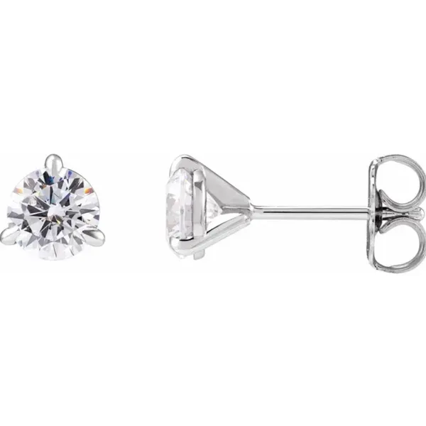 18kt White Gold 1.25cttw Diamond Stud Earrings