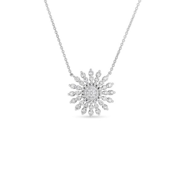 Roberto Coin Sunburst Pendant Becky Beauchine Kulka Diamonds and Fine Jewelry Okemos, MI