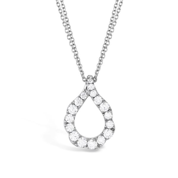Hearts on Fire Lorelei Crescent diamond pendant Becky Beauchine Kulka Diamonds and Fine Jewelry Okemos, MI