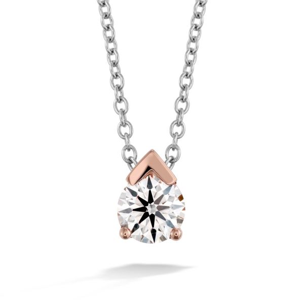 Hearts on Fire Aerial single diamond pendant Becky Beauchine Kulka Diamonds and Fine Jewelry Okemos, MI