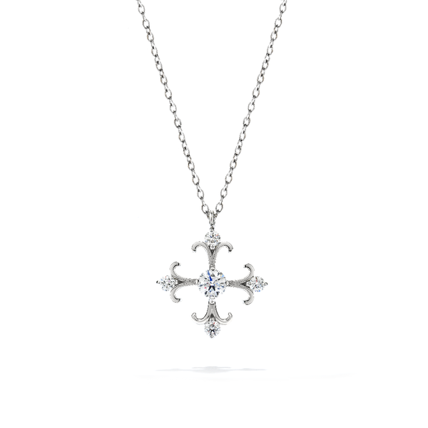 Hearts on Fire Fairy Tale Cross Pendant Becky Beauchine Kulka Diamonds and Fine Jewelry Okemos, MI