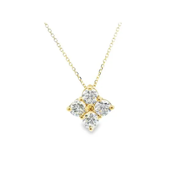 14kt Yellow Gold Diamond Pendant Becky Beauchine Kulka Diamonds and Fine Jewelry Okemos, MI