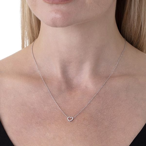 Small Signature Heart Pendant by Hearts on Fire Image 2 Becky Beauchine Kulka Diamonds and Fine Jewelry Okemos, MI
