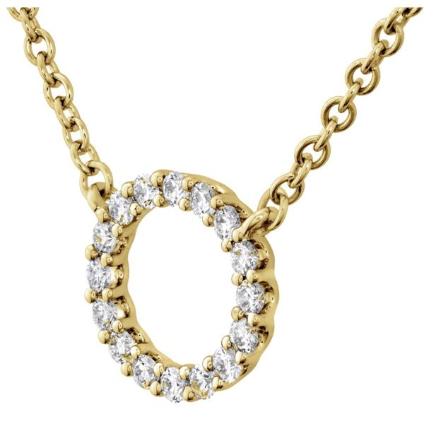 Hearts on Fire Signature Circle Pendant - Small Image 2 Becky Beauchine Kulka Diamonds and Fine Jewelry Okemos, MI