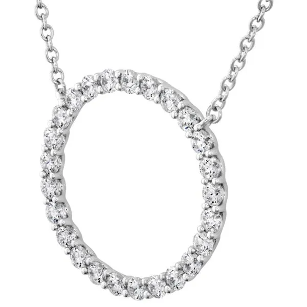 Hearts on Fire Signature Circle Pendant - Large Image 2 Becky Beauchine Kulka Diamonds and Fine Jewelry Okemos, MI