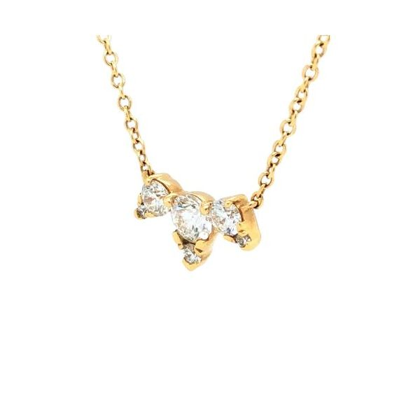 Hearts on Fire Aerial Triple Diamond Necklace Becky Beauchine Kulka Diamonds and Fine Jewelry Okemos, MI