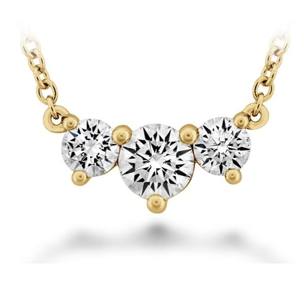 18K Yellow Gold .13cttw Trinity Necklace Becky Beauchine Kulka Diamonds and Fine Jewelry Okemos, MI