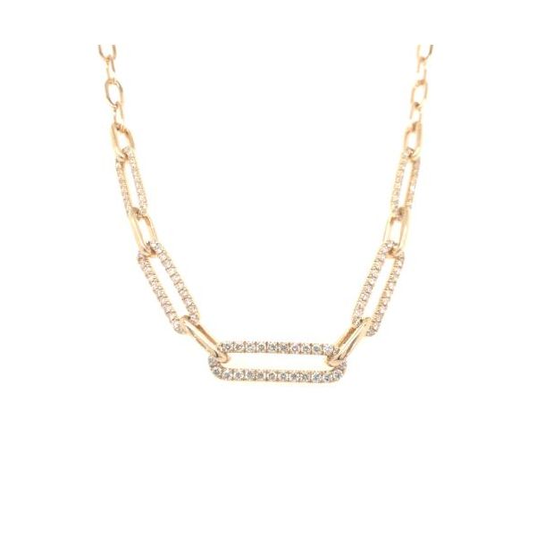 Paper Clip Necklace Becky Beauchine Kulka Diamonds and Fine Jewelry Okemos, MI
