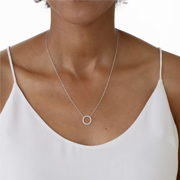 Medium Signature Circle Pendant Image 2 Becky Beauchine Kulka Diamonds and Fine Jewelry Okemos, MI