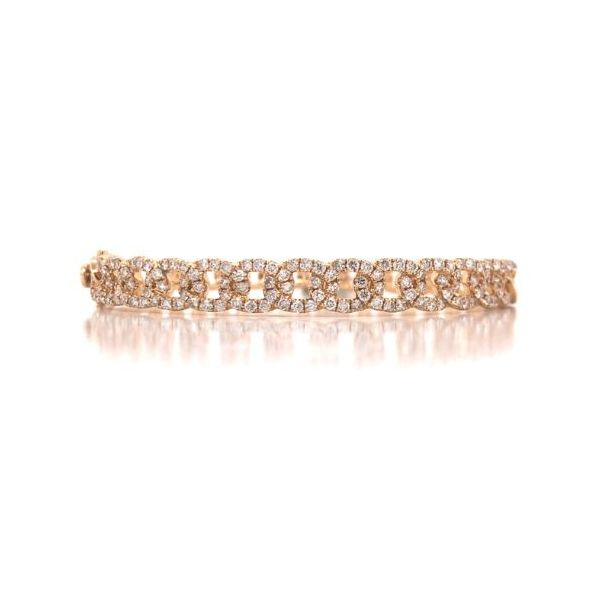 1.94cttw Pave Diamond Cuban Bangle Becky Beauchine Kulka Diamonds and Fine Jewelry Okemos, MI