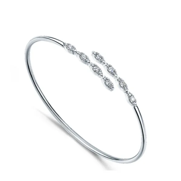 Hearts on Fire .52cttw Aerial Marquis Flexi Bangle Image 2 Becky Beauchine Kulka Diamonds and Fine Jewelry Okemos, MI