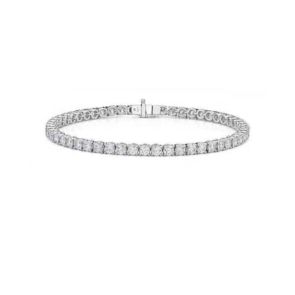 18kt White Gold 4-Prong Classic Line Bracelet by Memoire Becky Beauchine Kulka Diamonds and Fine Jewelry Okemos, MI
