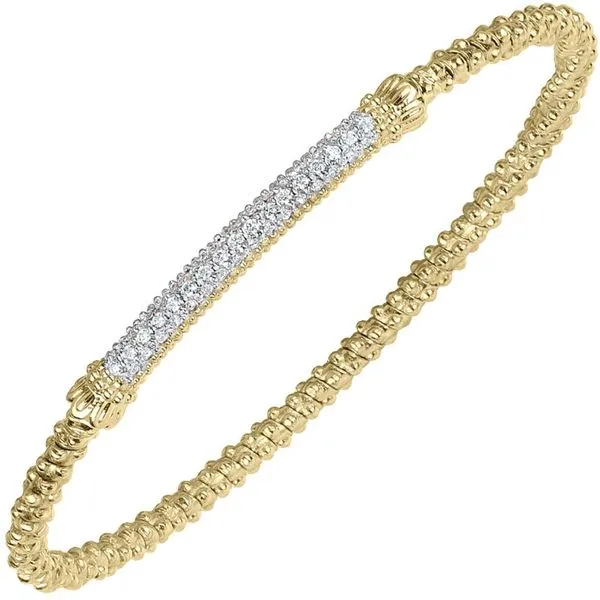 14kt Yellow Gold Diamond Bangle By Vahan Becky Beauchine Kulka Diamonds and Fine Jewelry Okemos, MI