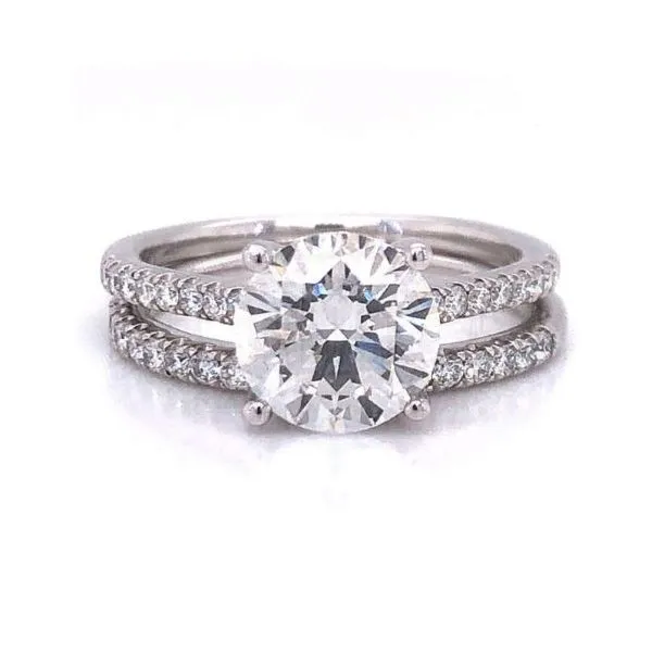 2.01ct Round Lab Grown Wedding Set similar item image