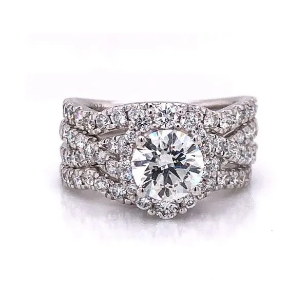 1.05ct Round Lab Grown Diamond 3 Piece Wedding Set similar item image