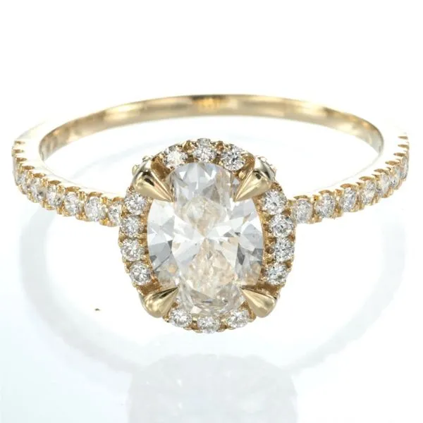 14kt Yellow Gold Laboratory Grown Diamond Engagement Ring Becky Beauchine Kulka Diamonds and Fine Jewelry Okemos, MI