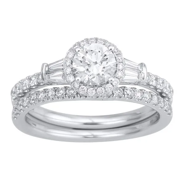 14kt White Gold Laboratory Grown Diamond Wedding Set Becky Beauchine Kulka Diamonds and Fine Jewelry Okemos, MI