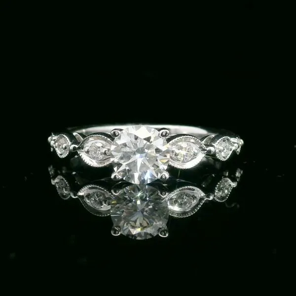 14kt White Gold Laboratory Grown Diamond Engagement Ring