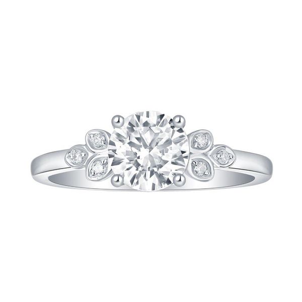 14kt White Gold Laboratory Grown Diamond Engagement Ring Becky Beauchine Kulka Diamonds and Fine Jewelry Okemos, MI