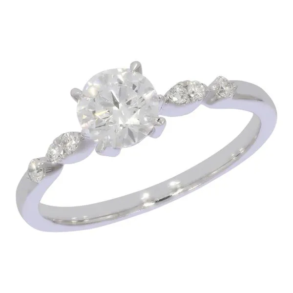 14kt White Gold Laboratory Grown Diamond Engagement Ring Becky Beauchine Kulka Diamonds and Fine Jewelry Okemos, MI