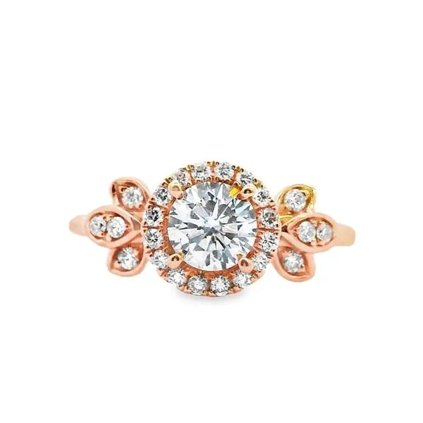 14kt Rose Gold Laboratory Grown Diamond Engagement Ring Becky Beauchine Kulka Diamonds and Fine Jewelry Okemos, MI