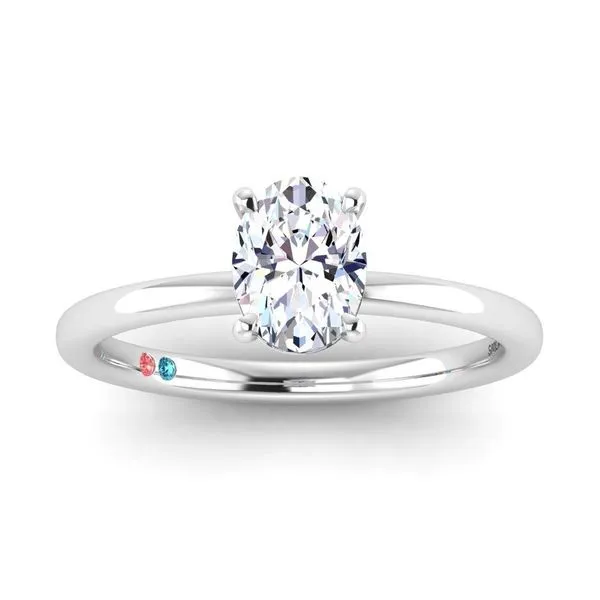 14kt White Gold Laboratory Grown Diamond Solitaire Engagement Ring Becky Beauchine Kulka Diamonds and Fine Jewelry Okemos, MI