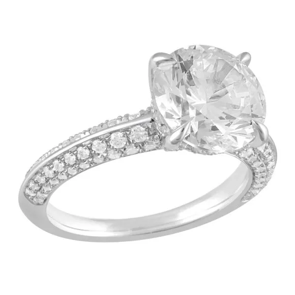 18kt White Gold Laboratory Grown Diamond Engagement Ring Becky Beauchine Kulka Diamonds and Fine Jewelry Okemos, MI