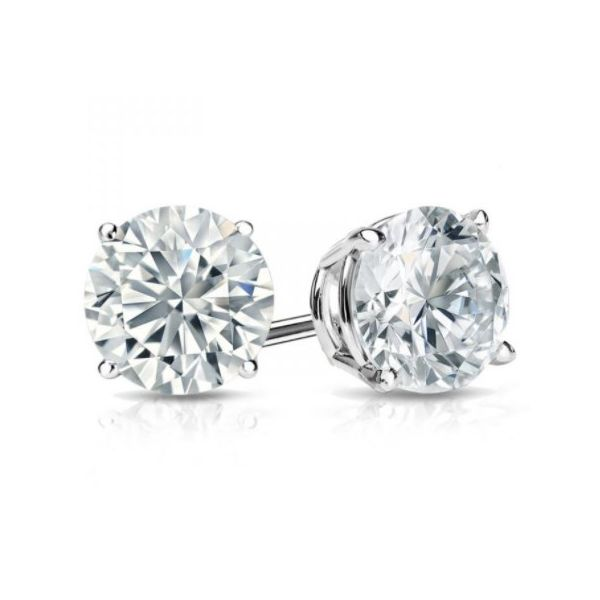 1.50cttw Lab Grown Diamond Stud Earrings with Screw Backs Becky Beauchine Kulka Diamonds and Fine Jewelry Okemos, MI
