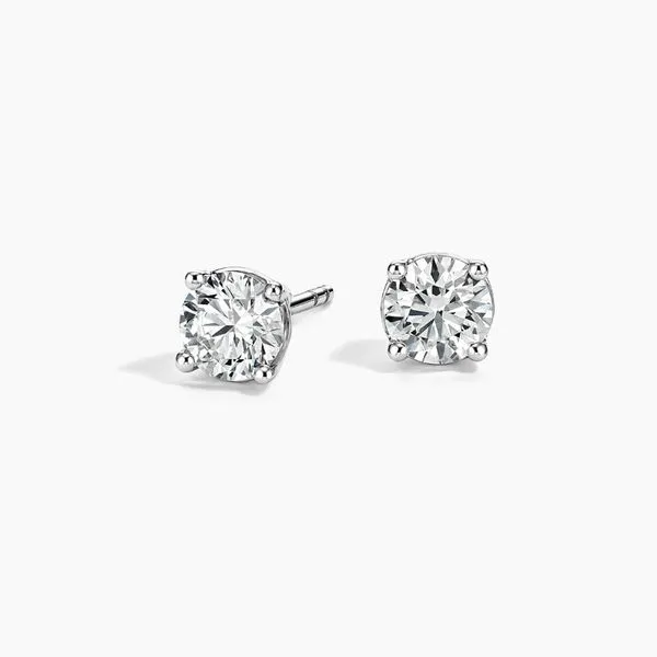 14kt White Gold Laboratory Grown Diamond Studs Earrings Becky Beauchine Kulka Diamonds and Fine Jewelry Okemos, MI
