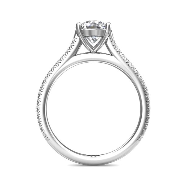 18kt White Gold Micropave Engagement Ring by Forevermark Image 2 Becky Beauchine Kulka Diamonds and Fine Jewelry Okemos, MI
