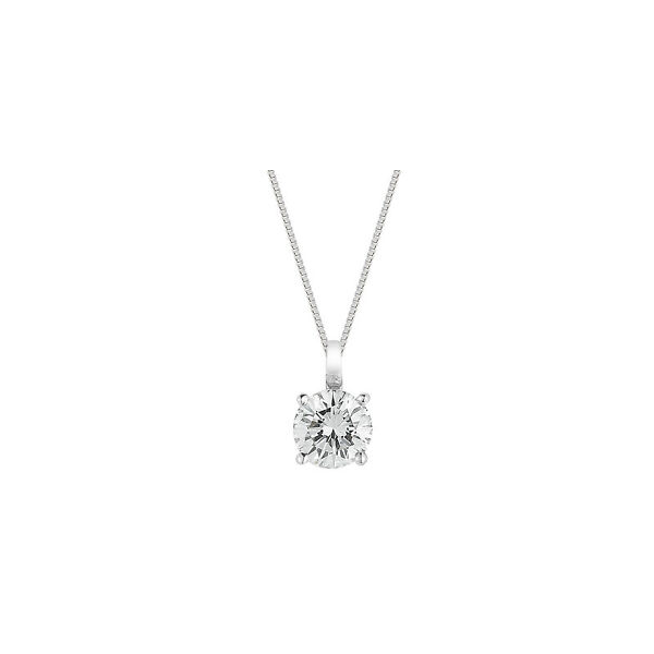 .75ct Lab Grown Round Solitaire Diamond Pendant Becky Beauchine Kulka Diamonds and Fine Jewelry Okemos, MI