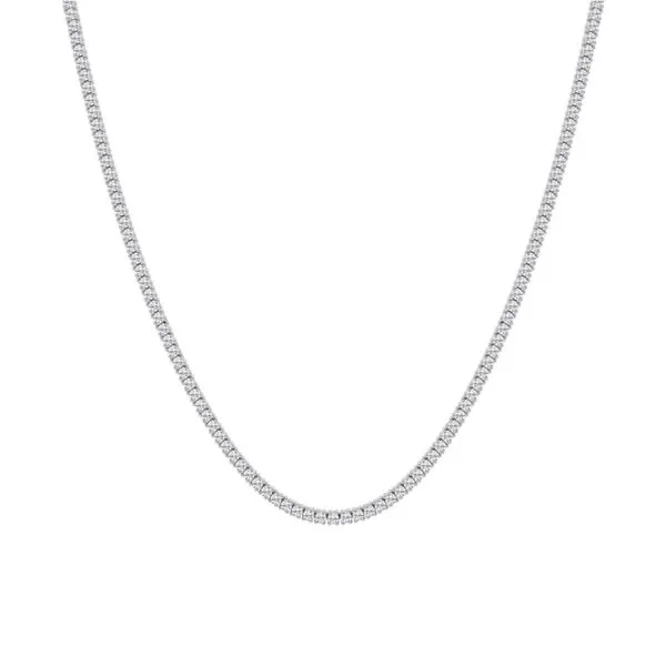 14kt White Gold Laboratory Grown Diamond Tennis Necklace Becky Beauchine Kulka Diamonds and Fine Jewelry Okemos, MI