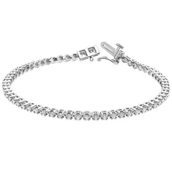 14kt White Gold Laboratory Grown Diamond Tennis Bracelet Becky Beauchine Kulka Diamonds and Fine Jewelry Okemos, MI