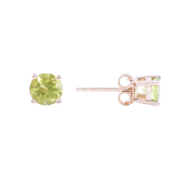 14kt Yellow Gold Peridot Stud Earring Becky Beauchine Kulka Diamonds and Fine Jewelry Okemos, MI