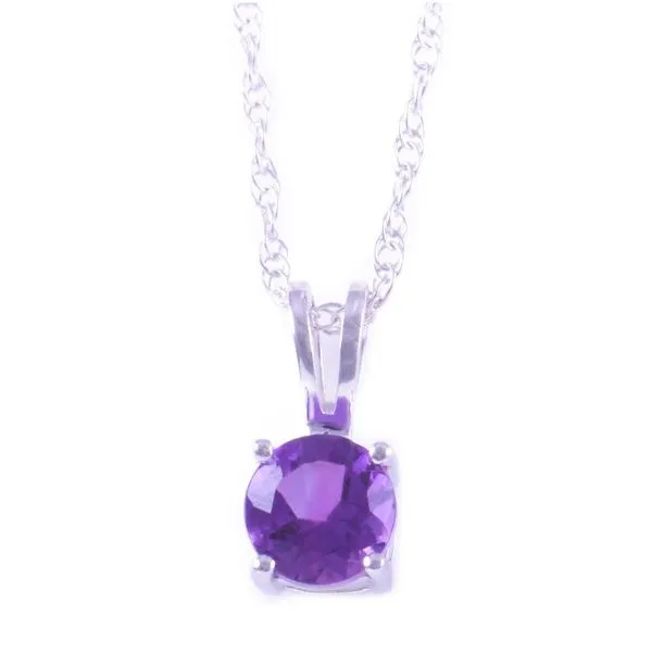 14kt White Gold Amethyst Pendant Becky Beauchine Kulka Diamonds and Fine Jewelry Okemos, MI