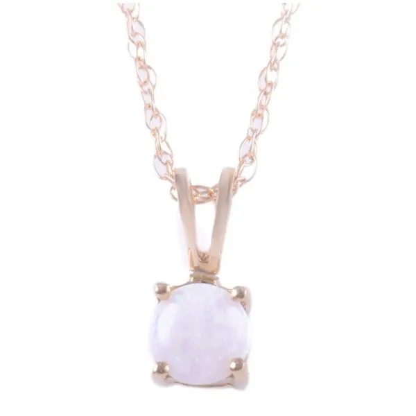 14kt Yellow Gold Opal Pendant Becky Beauchine Kulka Diamonds and Fine Jewelry Okemos, MI