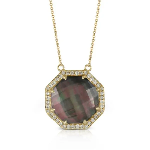 Black Mother of Pearl Necklace Becky Beauchine Kulka Diamonds and Fine Jewelry Okemos, MI