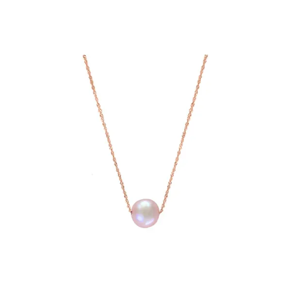 14kt Rose Gold Pink Freshwater Pearl Pendant similar item image