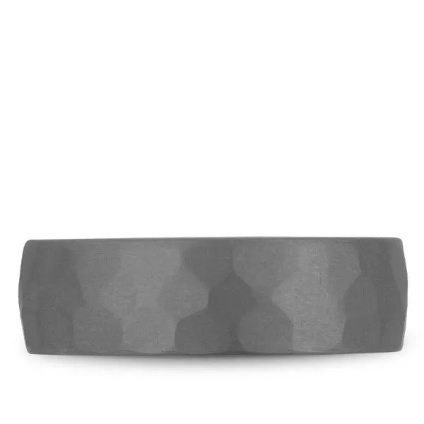 Bleu Royale 14kt White Gold and Tantalum Men's Band with Frosted Hammer Finish Image 3 Becky Beauchine Kulka Diamonds and Fine Jewelry Okemos, MI