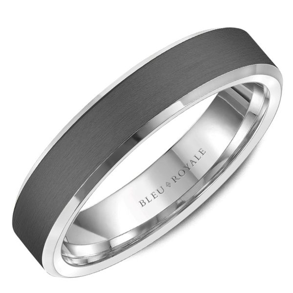 Bleu Royale 14kt White Gold and Tantalum Men's Band Becky Beauchine Kulka Diamonds and Fine Jewelry Okemos, MI