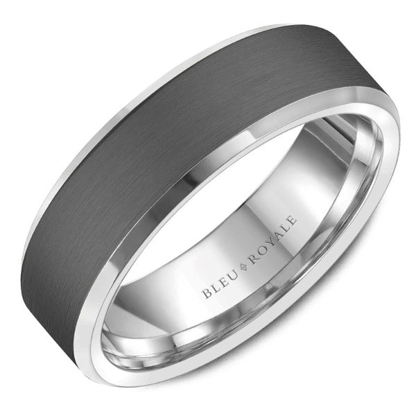 Bleu Royale 14kt White Gold and Tantalum Men's Band Becky Beauchine Kulka Diamonds and Fine Jewelry Okemos, MI