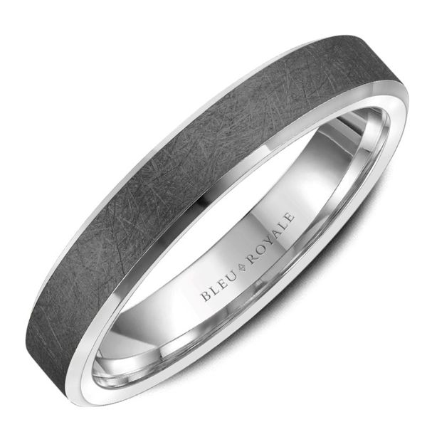 Bleu Royale 14kt White Gold and Tantalum Men's Band Becky Beauchine Kulka Diamonds and Fine Jewelry Okemos, MI