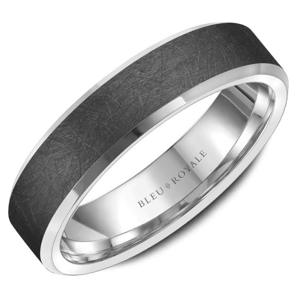 Bleu Royale 14kt White Gold and Tantalum Men's Band Becky Beauchine Kulka Diamonds and Fine Jewelry Okemos, MI