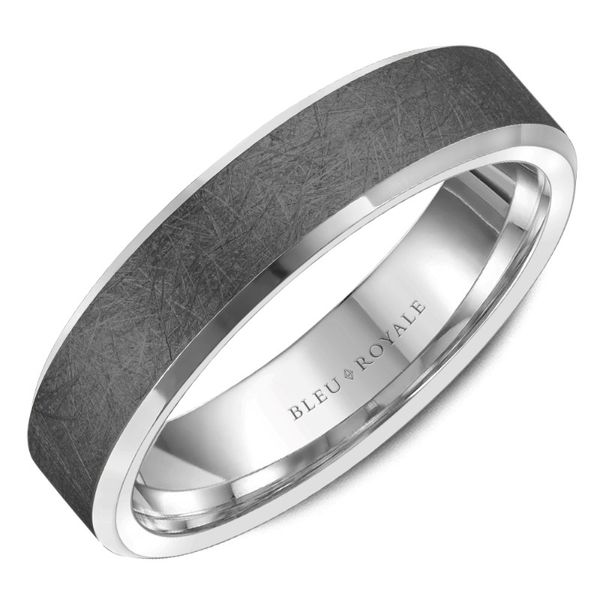 Bleu Royale 14kt White Gold and Tantalum Men's Band Becky Beauchine Kulka Diamonds and Fine Jewelry Okemos, MI