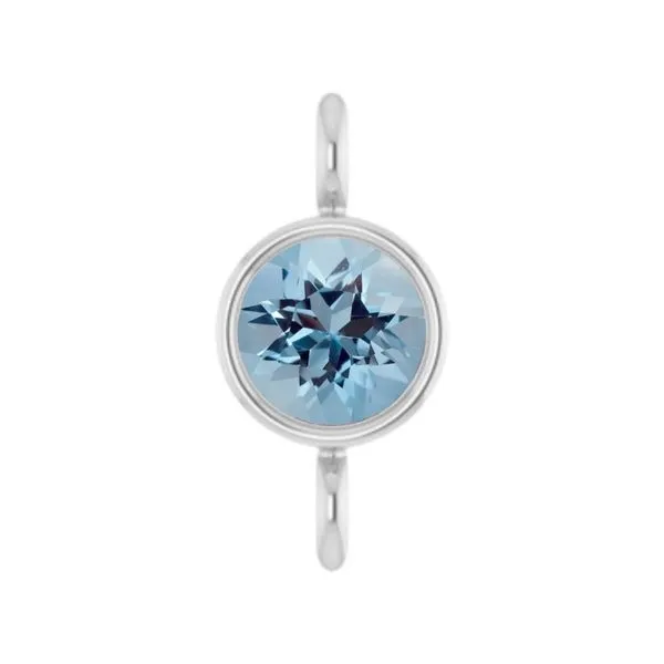 LINKED 2.5mm Aquamarine Gem Link in 14kt White Gold similar item image